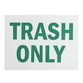 thumbnail image 1 of Unique Bargains Warning Sign 6x8", Aluminum Trash Only Sign Waterproof Rust Free Signs for Indoor Outdoor, 1 of 6