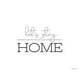 thumbnail image 3 of Ball, Susan 18x15 Black Modern Framed Museum Art Print Titled - Lets Stay Home, 3 of 5