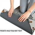 thumbnail image 3 of Pioneer Flower Floral Print Pattern Hot Yoga Mat Towel Non Slip for Hot Yoga - Quick-Drying Yoga Mat Cover with 4 Corner Pockets with Travel Bag - Hot Yoga Towel Non Slip 70"x26", 3 of 6