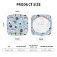 thumbnail image 5 of Logiee Kawaii Sushi Print Square Chair Seat Covers, Stretch Chair Seat Covers,Seat Chair Slipcover, Non-Slip Chair Slipcover,Furniture Protector for Indoor and Outdoor-Four Pieces, 5 of 7