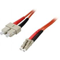 StarTech.com 2m Fiber Optic Cable - LSZH - LC/SC - OM1 - LC to SC Fiber Patch Cable - 2m LC/SC Fiber Optic Cable - 2 m LC to SC Fiber Patch Cable - 2 meter LC to SC Fiber Cable - LSZH - LC/SC - OM1