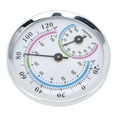 thumbnail image 4 of Mini Indoor Thermometer Hygrometer 2 in 1 Compact Structure Clear Scale Silver Humidity Monitor Gauge for Greenhouses, 4 of 8