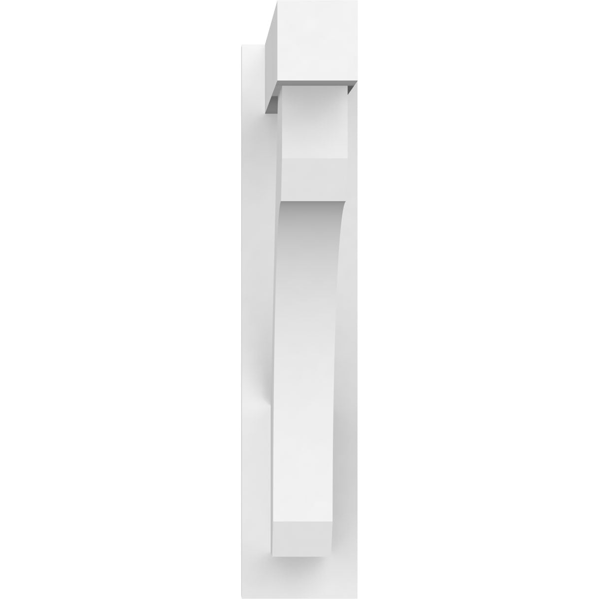 5"W X 24"D X 24"H Legacy Architectural Grade PVC Outlooker with Block Ends