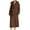 Coffee Sleepwear for women and men _P, variant on Long Hooded Bathrobe Soft Flannel Pocket Robe with Belt for Women and Men, Warm Casual Loungewear for Home Use in Fall Winter Beige XXL