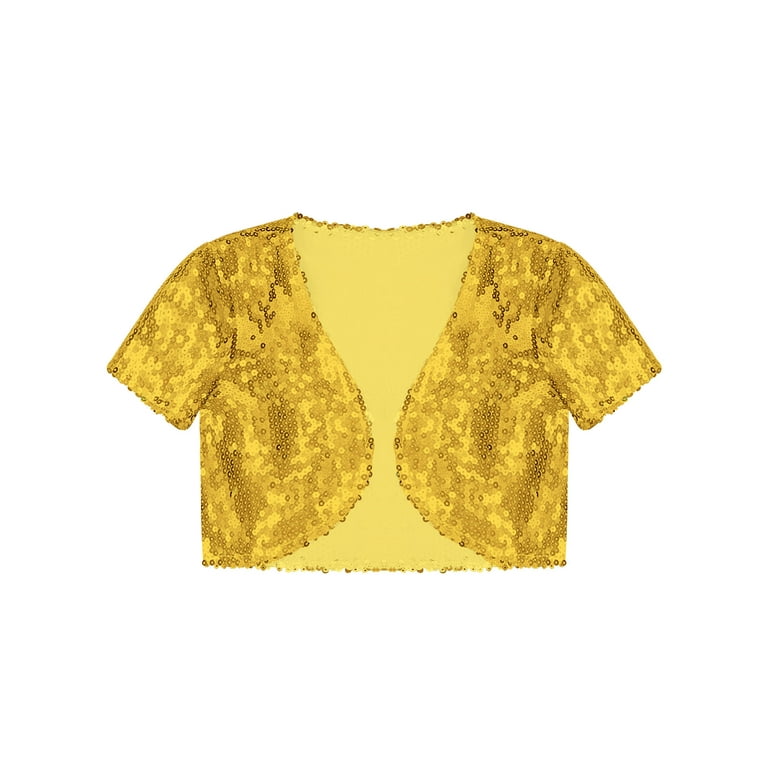 Gold bolero sweater sale