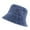 Navy, variant on Bucket Hat For Men And Women Washed Denim Outdoor Sun Shield Lightweight Unisex Japanese Style Adjustable Comfort Fit, Orange