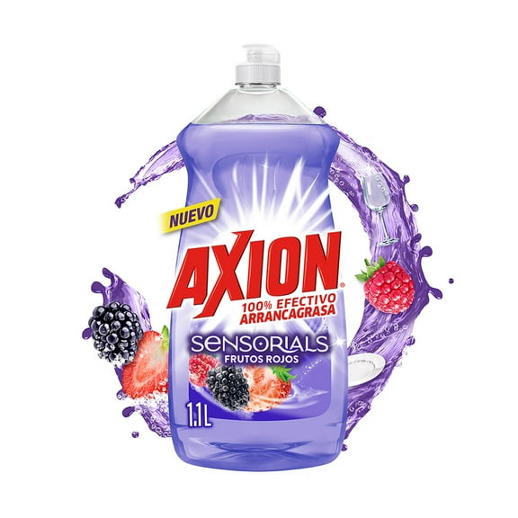 Lavatrastes Líquido Axion Sensorials Frutos Rojos 1.1 L