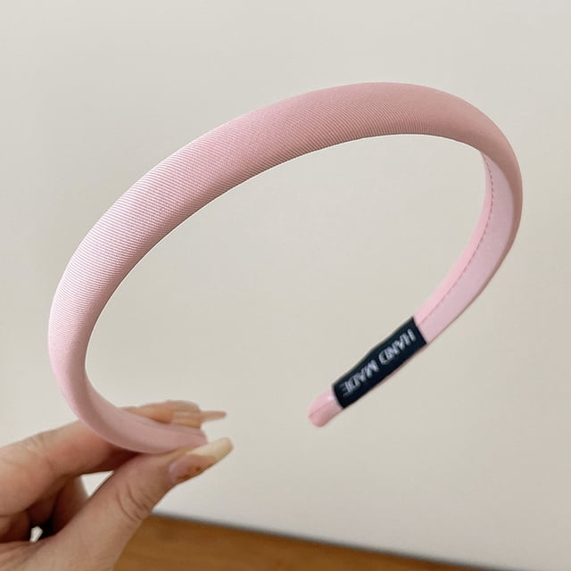 Diadema marrón de otoño e invierno para mujer, paquete de cabello con calavera alta, banda para el cabello a presión superior que combina con el tocado de horquilla para viajes al aire libre