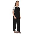 thumbnail image 2 of Inkmeso Solid Sleepwear Pajama Set For WoMen's Raglan Sleeve Nightwear Pj Loungewear Sets, 2 of 8