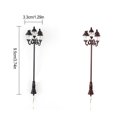 thumbnail image 4 of Streetlamp Photography Backdrops Props Doll Size Garden Light Decor Art Lines Battery Operated Five-headed Landscape Lights Model 1, 4 of 7