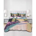 thumbnail image 2 of Twin XL Quilt Bedding Set, Reversible Summer Quilt 3 Pieces, Farmhouse Natural Trees Mountain Painting Lightweight Bedspreads Coverlets with 2 Pillow Shams for All Seasons, 2 of 5