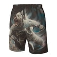 thumbnail image 4 of Balery Astronaut Polar Bear Roar Traje de Baño Estilo Hawaiano para Hombre, Shorts de Secado Rápido con Bolsillos-XX-Large, 4 of 6