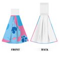 thumbnail image 1 of Toallas de mano de terciopelo coral con lazo de velcro de Blues Clues para cocina y baño, 1 of 6