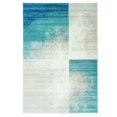 thumbnail image 1 of Ladole Rugs Teal Blue Abstract Area Rug Carpet Modern Area Rugs Contemporary Trendy Area Rug Size 5x8 (160cm x 230cm), 1 of 4