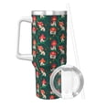 thumbnail image 2 of Pofeuu Mushroom House Print 40oz Ice Bully With Handle And Straw Stainless Steel Vacuum Insulated Cup And 2 In 1 Straw Lid, 2 of 8