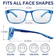 thumbnail image 3 of Lentes bloqueadores de luz azul Benicci Ease para fatiga digital, 3 of 7