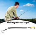 thumbnail image 4 of Fishing Miss Rope 1 Set Rod Release Rope Toughness High Stretch Strong Pulling Force Quick Release Fishing Keychain Ring Hook Fishing Enthusiasts, 4 of 6
