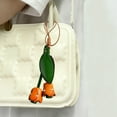 thumbnail image 1 of EGNMCR Advanced Sense Tanned Leather Cowhide Car Rearview Mirror Decoration Bag Pendant Keychain Decoration Artificial leather keychain, 1 of 6