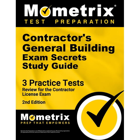 Contractor's General Building Exam Secrets Study Guide [2nd Edition]