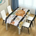 thumbnail image 7 of Coolnut Thanksgiving Pumpkin Tablecloth, Waterproof Washable Polyester Square Table Cover, Durable Tablecloth for Kitchen Dining Table Party Decor, 60"X 120", 7 of 7