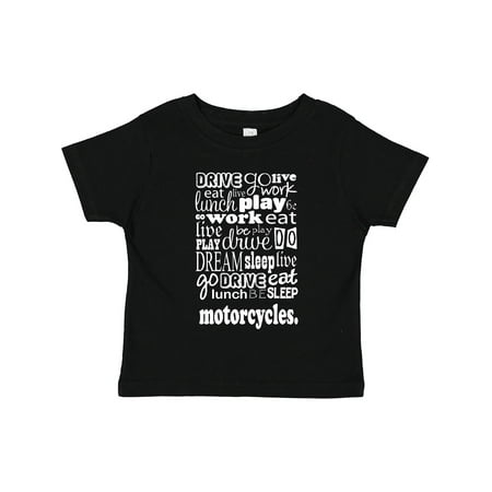 

Inktastic Motorcycle Rider Quote Gift Toddler Boy or Toddler Girl T-Shirt