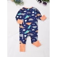 thumbnail image 4 of Emy Dola Baby Boys' Snug Fit Pajamas Bamboo Viscose Footless Baby Sleeper Newborn Boys Jumpsuit Sleep 'N Play Romper One-Piece, 4 of 5