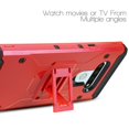 thumbnail image 4 of for LG Stylo 6 Case Heavy Duty Shock Absorption Kickstand Armor Case with Belt Swivel Clip Holster Cover (Red), 4 of 4