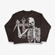 thumbnail image 1 of Suéter de cuello redondo de moda europea y americana de otoño e invierno con suéter con estampado de pulóver, top suelto de manga larga, 1 of 6