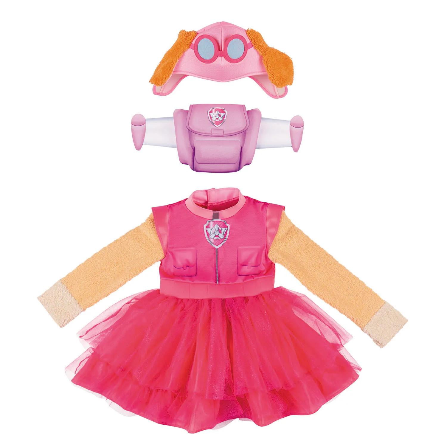 Toddler Deluxe Paw Patrol Skye Pink Tutu Costume