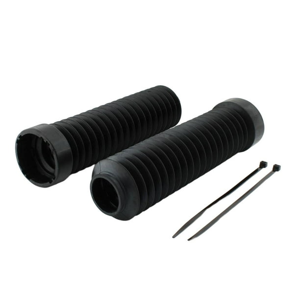 Guardapolvos para amortiguadores de horquilla delantera para 350x ATC 1985-1987. Protegen las horquillas del barro y la suciedad. Negro