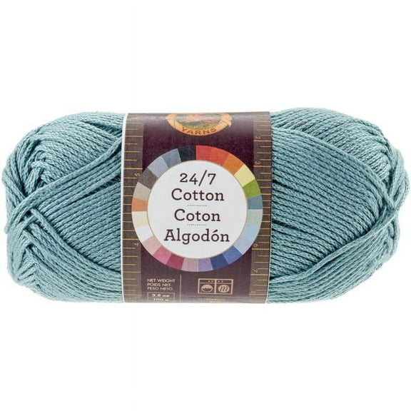 Lion Brand 24/7 Cotton Jade Cotton Yarn