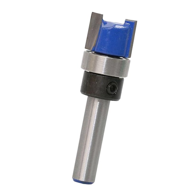 DOLITY 1/4' Shank 1/2" Bearing Mortise/Template Flush Cutter Router Bit 11.9mm 12.7x11.9mm
