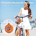thumbnail image 3 of Altavoz Bluetooth para ducha EBODA IPX7, resistente al agua, naranja, 3 of 8