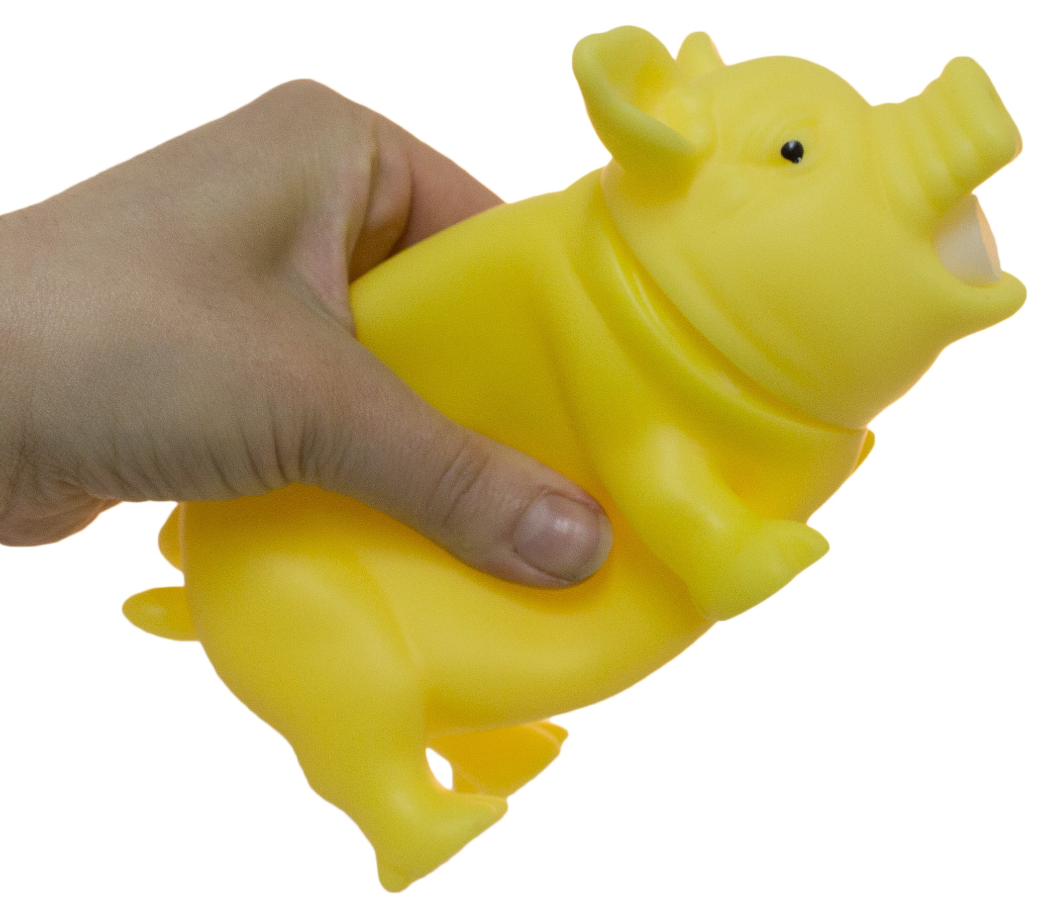 Yellow store pig toy