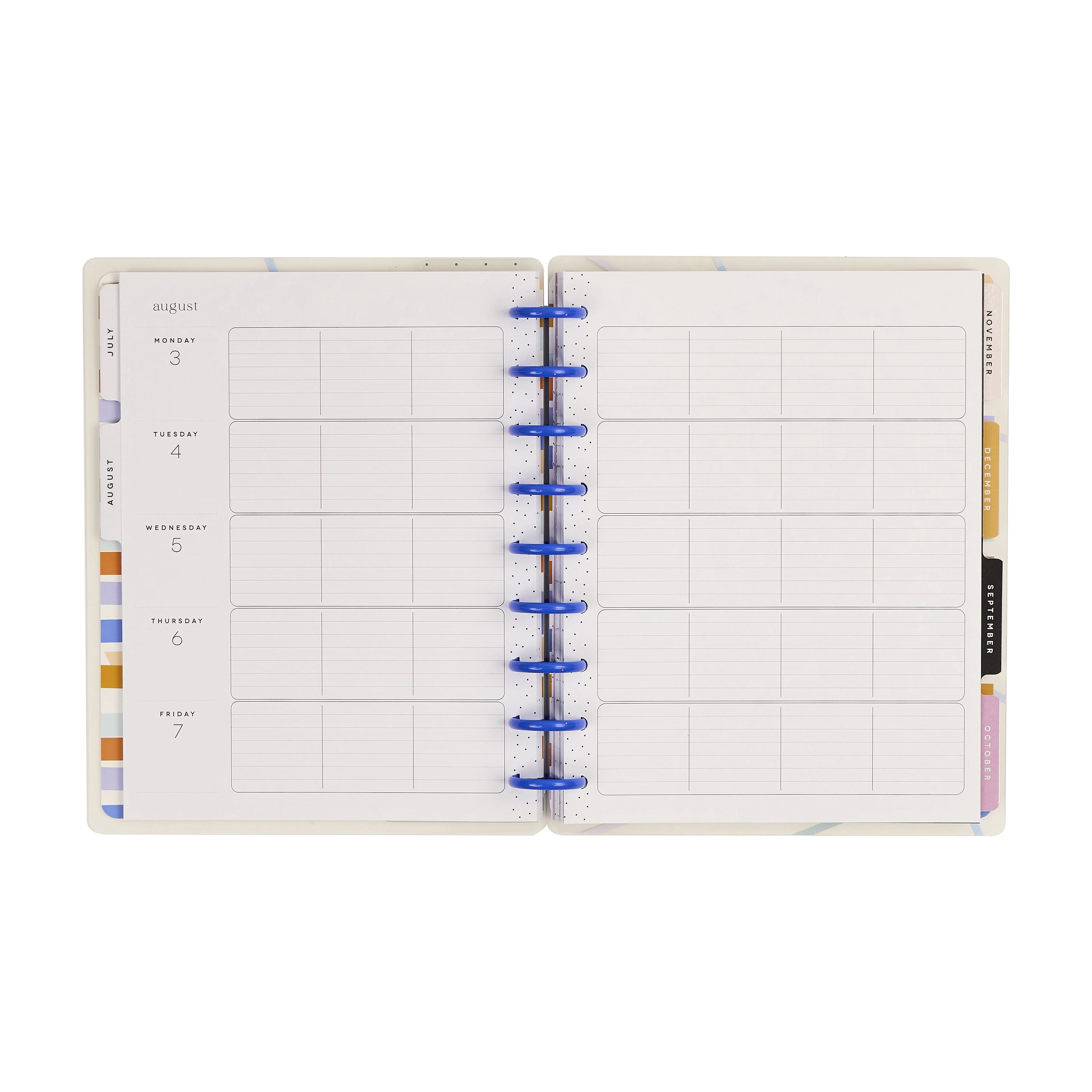 The Happy Planner Teacher Notes Classic Teacher Planner, July 2026–June 2027, 12-Month Disc Bound Planner with Stickers & Bonus Months