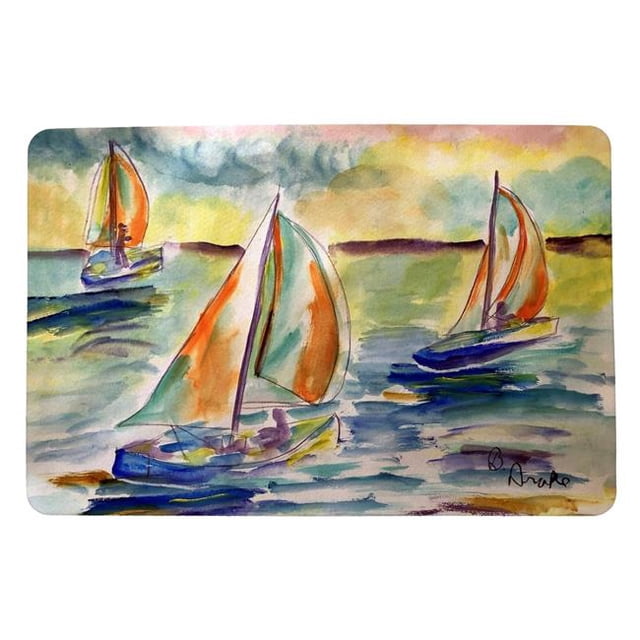 Betsydrake DM1205 Tapis de Porte pour Course de Voiles 18 x 26 Po