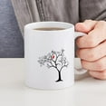 thumbnail image 4 of CafePress - Cardinal In Snowy Tree Mug - 11 oz Ceramic Mug - Novelty Coffee Tea Cup, 4 of 4