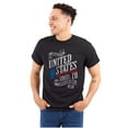 thumbnail image 3 of USA American Steel Blue Collar Pride Plus Size Crewneck Graphic Tee Shirt Brisco Brands 2X, 3 of 6