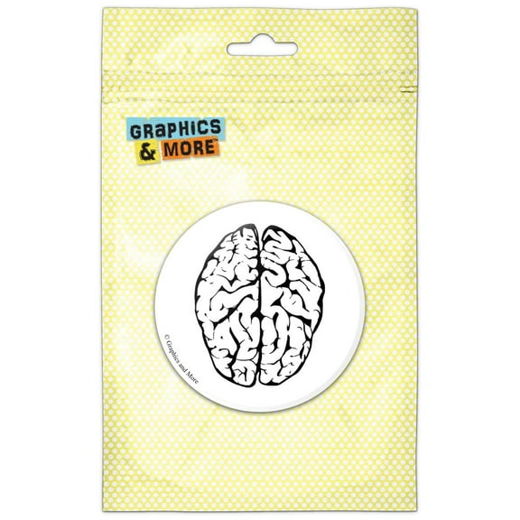 Brain Pinback Button Pin Badge