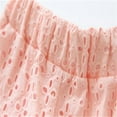 thumbnail image 4 of Timegard Baby Girl Clothes Hollow out Lace Cute Shorts Summer Beach Casual Loose Comfy Kids Shorts, 4 of 5