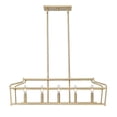 thumbnail image 6 of Millennium Lighting 19105 Nellita 5 Light 34" Wide Linear Chandelier - Brass, 6 of 7