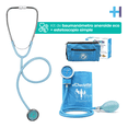 thumbnail image 1 of Kit de baumanómetro aneroide azul cielo Marca Checkatek, 1 of 7