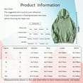 thumbnail image 3 of Zaldita Men's Long Sleeve Plain Hooded Sweatshirt Hoodie Drawstring Pullover Top with Pocket Dark Gray A M, 3 of 3