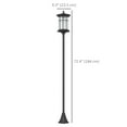 thumbnail image 3 of Outsunny 72" Solar Post Light, IP44 LED Outdoor Street Light, 3 of 10