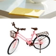 thumbnail image 3 of MODOLO DE BICICLETA SIMULADA, MODOLO DE BICICLETA PLÁSTICO EXQUISITO REALISTA COLECCIONABLE CON CASCO PARA ALFEIZAR DE VENTANA para Escritorio, 3 of 7