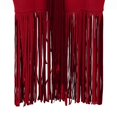 thumbnail image 6 of GiLiling Girl's Faux Suede Tassel Vest Tops Sleeveless Kids Vests Western Retro Boho Waistcoat Cowgirl Jacket Cardigan (Red, 13-14 Years), 6 of 7