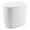 White, variant on iDesign Kent Oval Waste Can, Trash Can for Bathroom, Bedroom, Office - Bronze