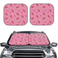 thumbnail image 2 of Fotbe Watermelon Juego de 2 Piezas de Parasoles para Parabrisas | Bloqueador Solar para Auto | Accesorios Plegables para Protección Solar Interior-Small, 2 of 6