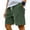 AR18-Green, variant on Lumtrix Mens Corduroy Shorts Casual 5 Inch Elastic Waist Drawstring Summer Beach Sports Loose Fit Shorts With Pocket Green 3xl