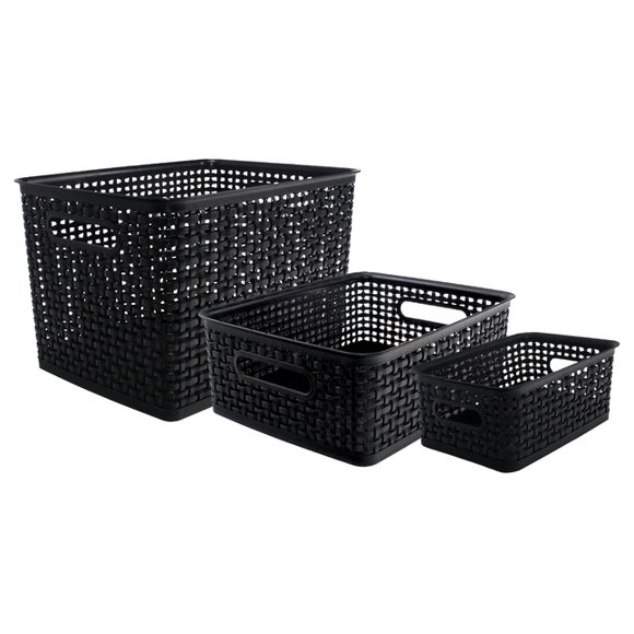 Plastic Weave Baskets